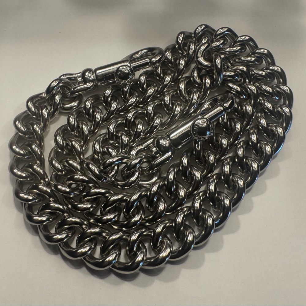 COACH Silver Chain Bag Strap